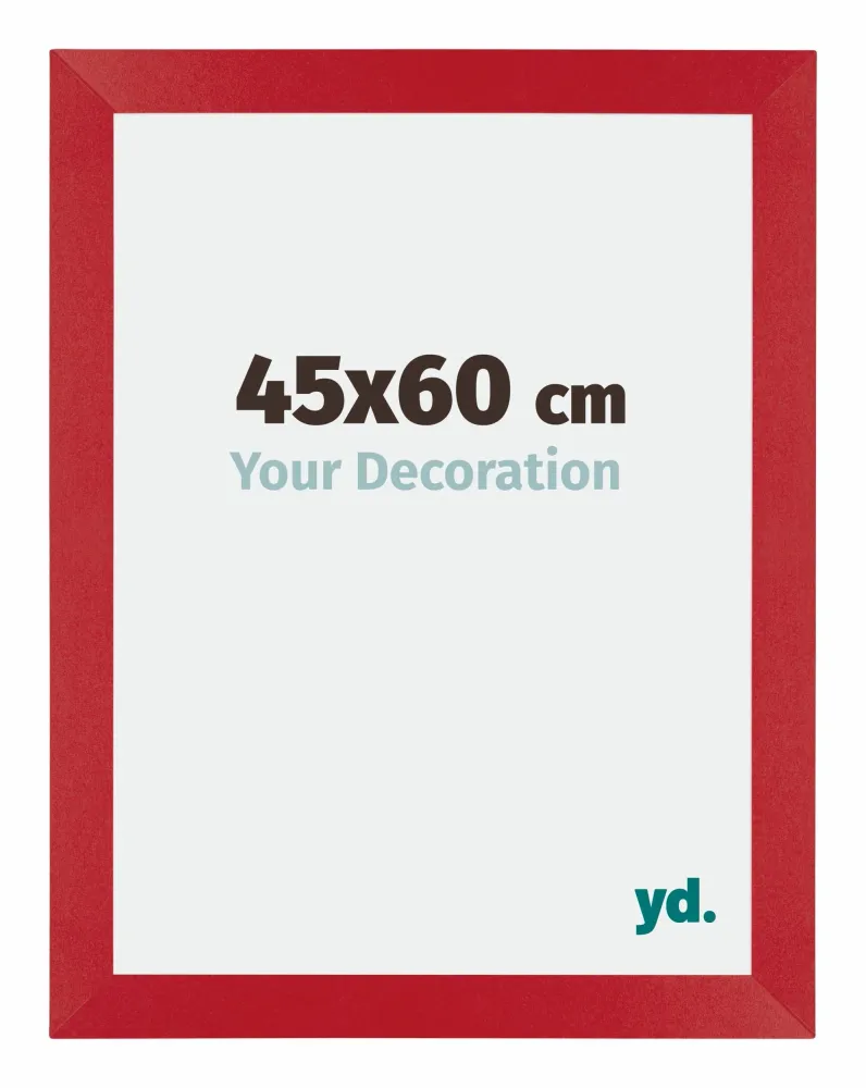 Bilderrahmen 45x60 cm - Rot - MDF - Mura
