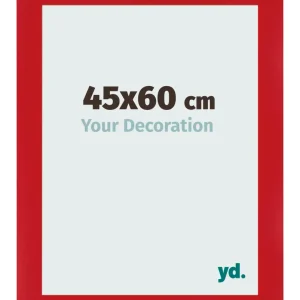 Bilderrahmen 45x60 cm - Rot - MDF - Pisa