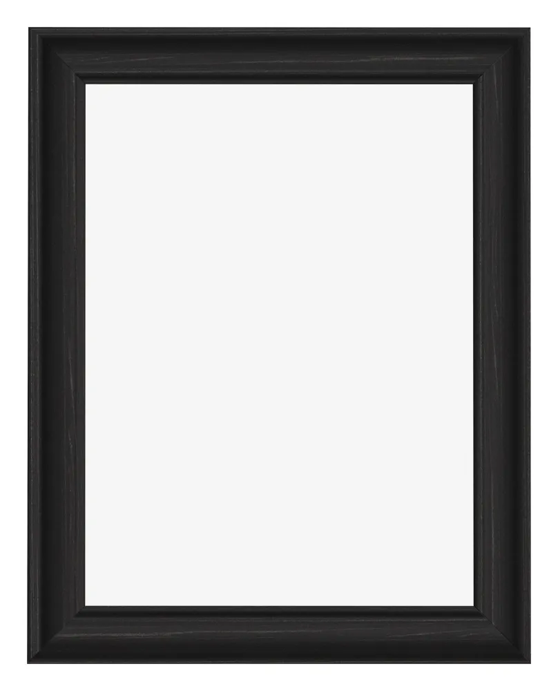 Bilderrahmen 45x60 cm - Schwarz Gemasert - MDF - Lazio