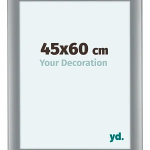 Bilderrahmen 45x60 cm - Silber Matt - MDF - Como