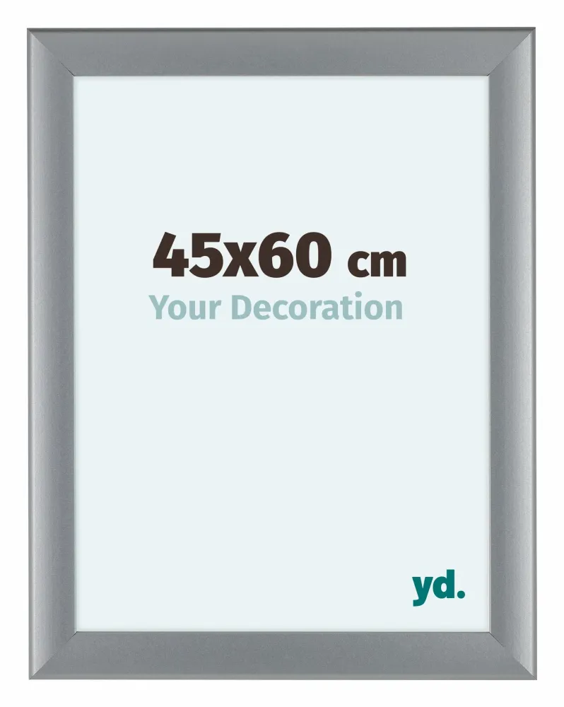 Bilderrahmen 45x60 cm - Silber Matt - MDF - Como