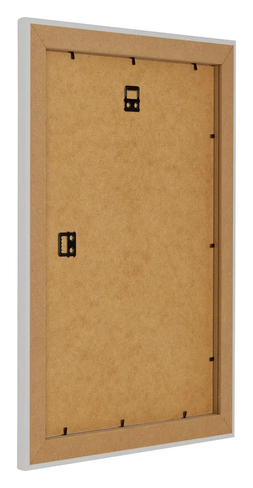 Bilderrahmen 45x60 cm - Weiß Gemasert - MDF - Como