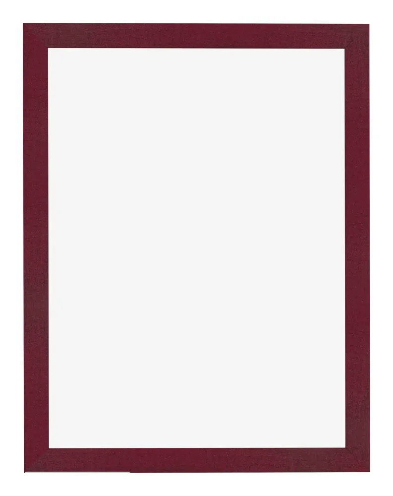 Bilderrahmen 45x60 cm - Weinrot Gewischt - MDF - Bologna