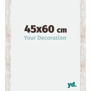 Bilderrahmen 45x60 cm - White Wash - MDF - Catania