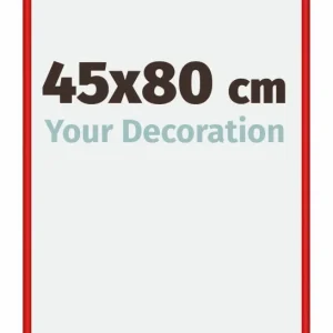 Bilderrahmen 45x80 cm - Ferrari Rot - Aluminium - New York