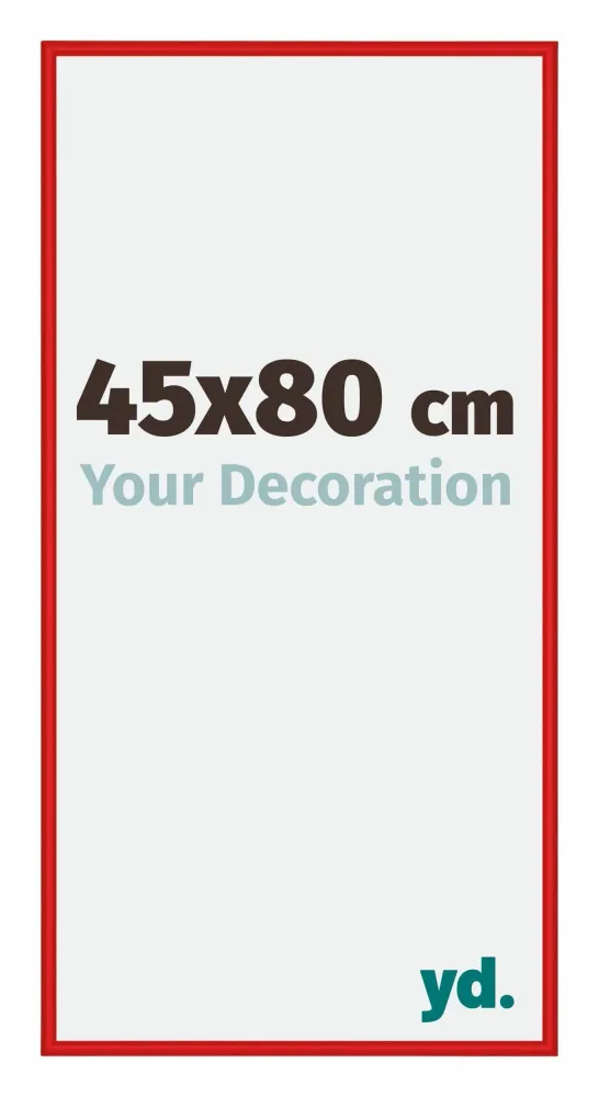 Bilderrahmen 45x80 cm - Ferrari Rot - Aluminium - New York