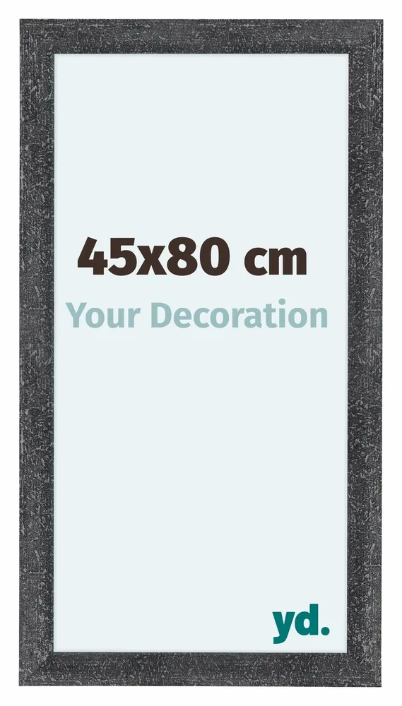 Bilderrahmen 45x80 cm - Grau Gewischt - MDF - Como
