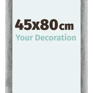 Bilderrahmen 45x80 cm - Grau Gewischt - MDF - Mura