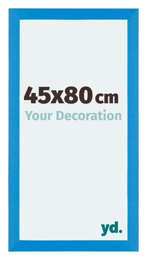 Bilderrahmen 45x80 cm - Hellblau - MDF - Mura
