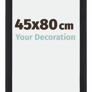 Bilderrahmen 45x80 cm - Schwarz Matt - MDF - Mura