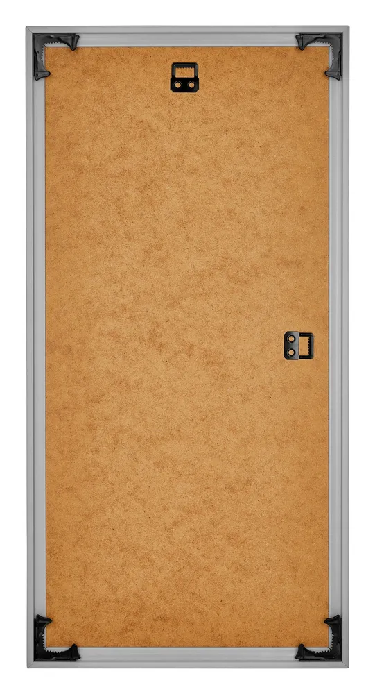 Bilderrahmen 45x80 cm - Silber - Kunststoff - Bordeaux