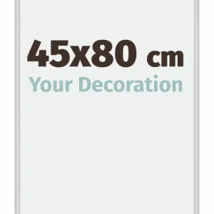 Bilderrahmen 45x80 cm - Silber Matt - Aluminium - New York - Aluminium - New York