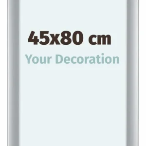Bilderrahmen 45x80 cm - Silber Matt - MDF - Como