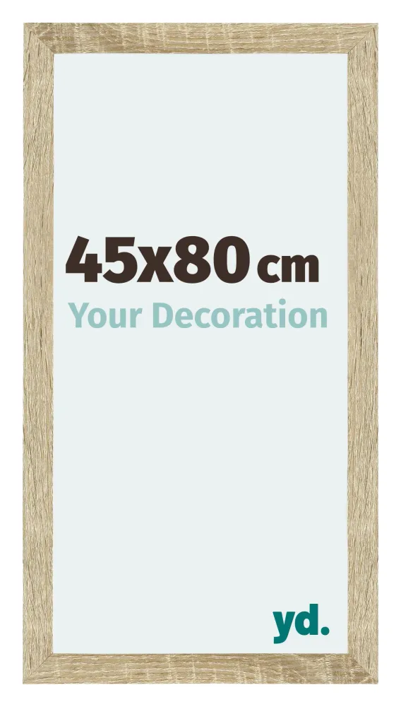 Bilderrahmen 45x80 cm - Sonoma Eiche - MDF - Mura