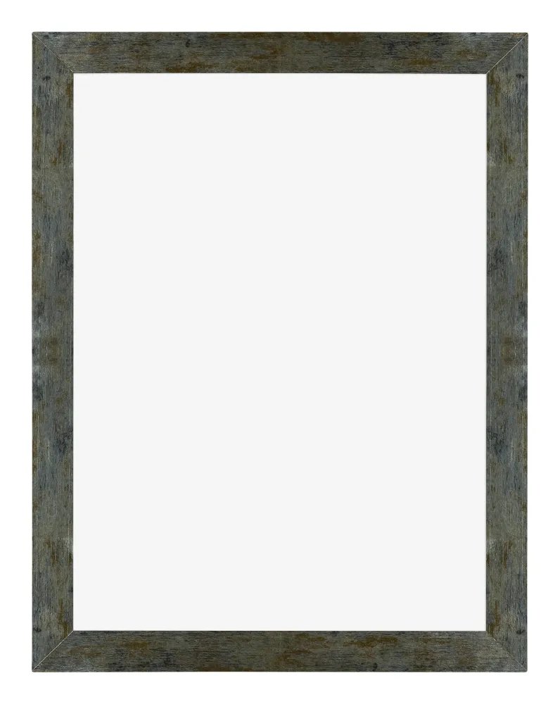 Bilderrahmen 46x61 cm - Blau Gold Meliert - MDF - Mura