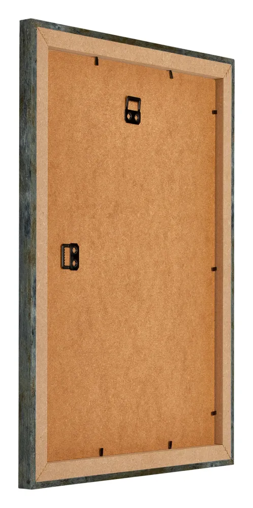 Bilderrahmen 46x61 cm - Blau Gold Meliert - MDF - Mura