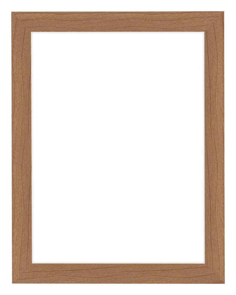 Bilderrahmen 46x61 cm - Nussbaum Hell - MDF - Como