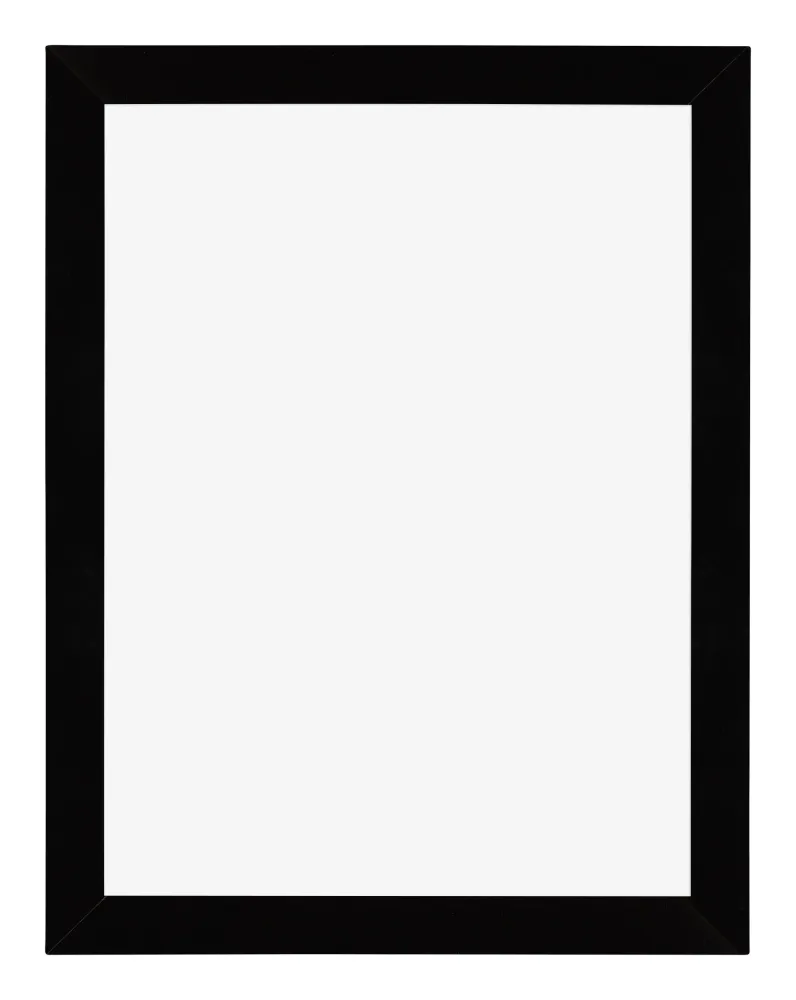 Bilderrahmen 46x61 cm - Schwarz Hochglanz - MDF - Mura