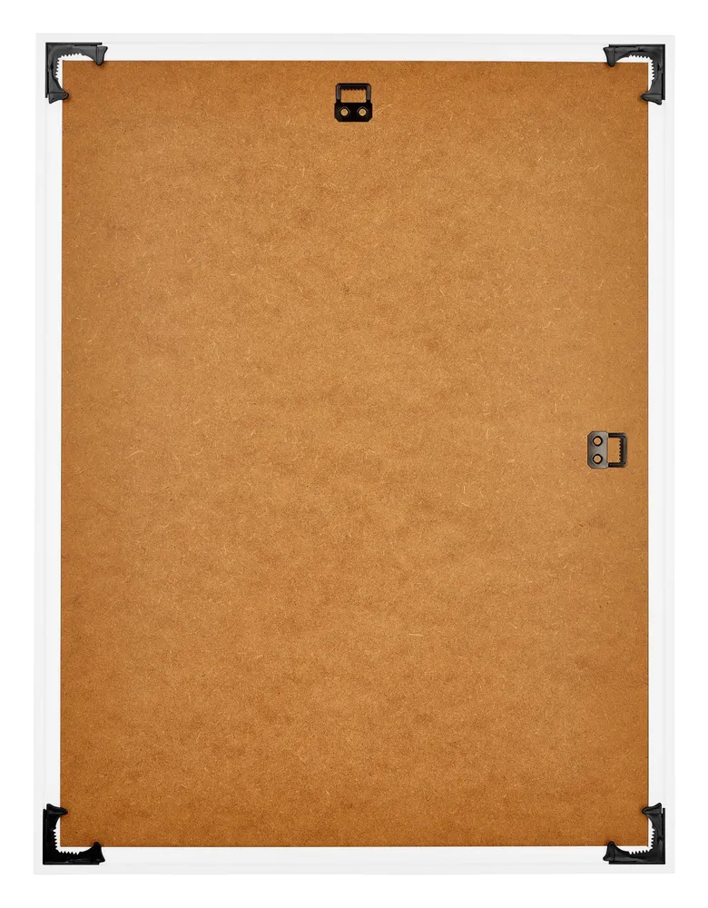 Bilderrahmen 46x61 cm - Weiss Hochglanz - Kunststoff - Bordeaux