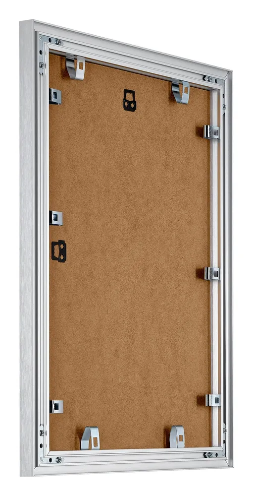 Bilderrahmen 46x61cm Silber Gebürstet Aluminium Tucson