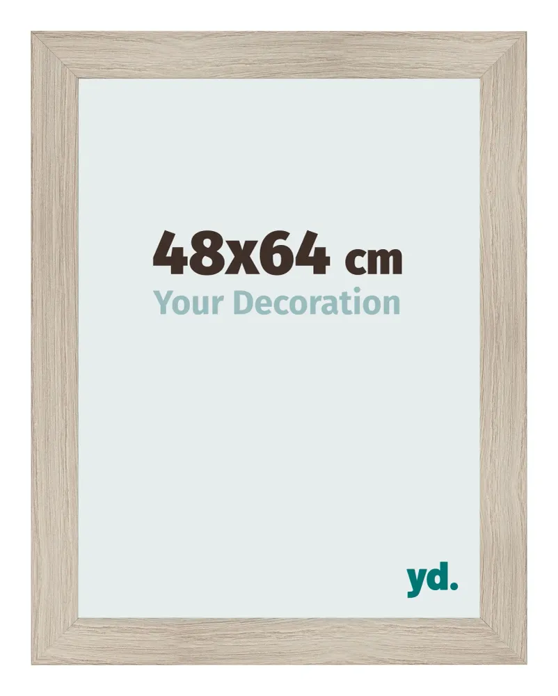 Bilderrahmen 48x64 cm - Eiche Hell - MDF - Pisa