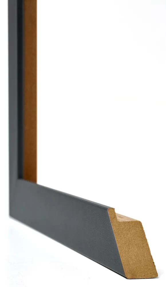 Bilderrahmen 48x64 cm - Grau Gewischt - MDF - Mura