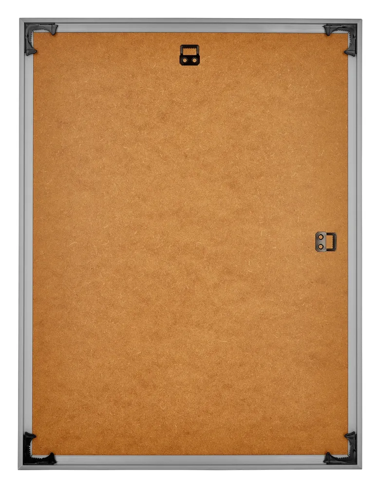 Bilderrahmen 48x64 cm - Silber - Kunststoff - Bordeaux
