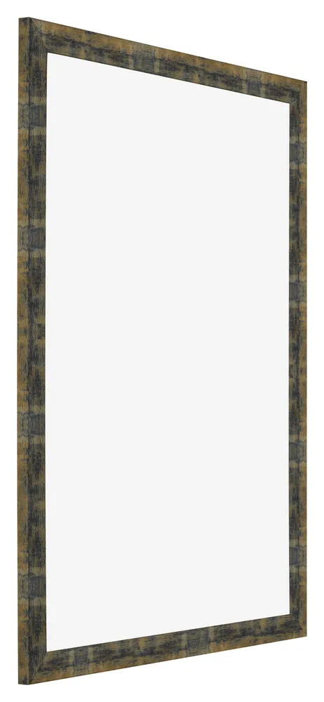 Bilderrahmen 48x67 cm - Blau Gold Meliert - MDF - Pisa