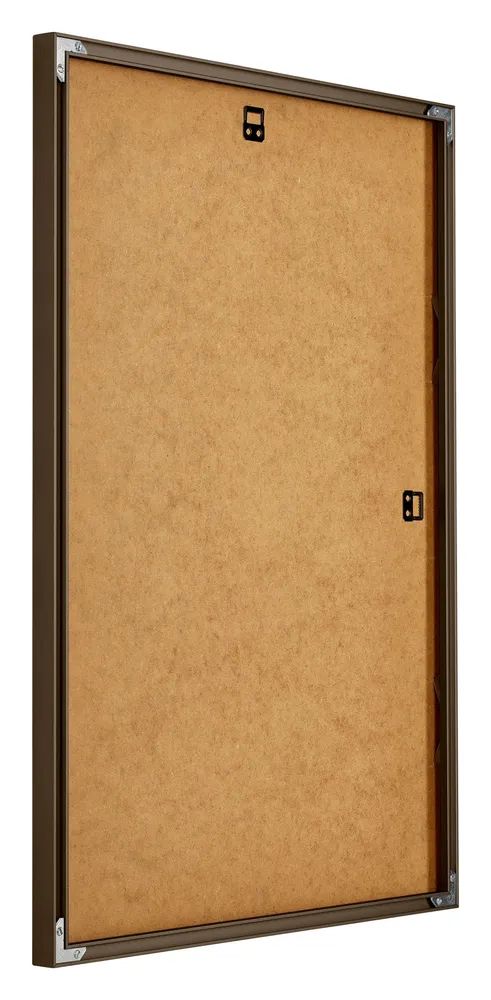 Bilderrahmen 48x67 cm - Nussbaum Struktur - Aluminium - New York