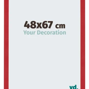 Bilderrahmen 48x67 cm - Rot - MDF - Mura