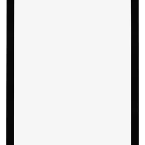 Bilderrahmen 48x67 cm - Schwarz Hochglanz - MDF - Mura