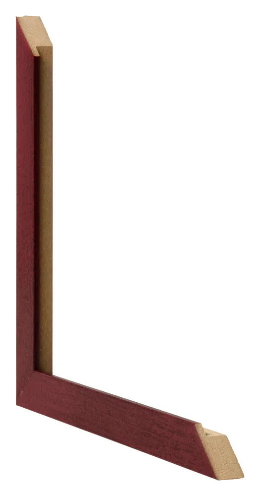 Bilderrahmen 48x67 cm - Weinrot Gewischt - MDF - Bologna