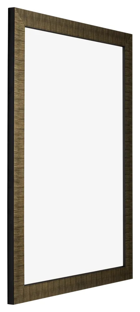 Bilderrahmen 48x68 cm - Champagner Gebürstet Holz Leeds