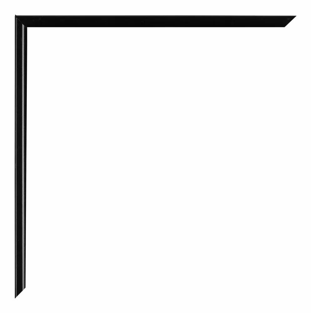 Bilderrahmen 48x68 cm - Schwarz Hochglanz - Kunststoff - Evry