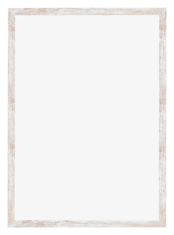 Bilderrahmen 48x68 cm - White Wash - MDF - Catania