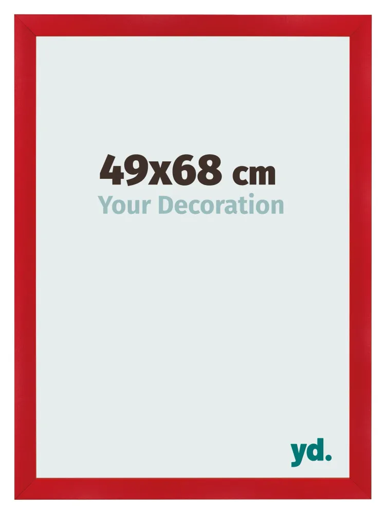 Bilderrahmen 49x68 cm - Rot - MDF - Pisa