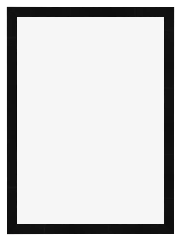 Bilderrahmen 49x68 cm - Schwarz Hochglanz - MDF - Pisa