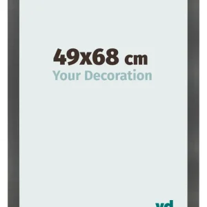 Bilderrahmen 49x68 cm - Schwarz Matt - MDF - Pisa