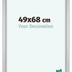 Bilderrahmen 49x68 cm - Silber Matt - MDF - Como