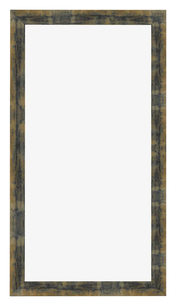 Bilderrahmen 50x100 cm - Blau Gold Meliert - MDF - Pisa
