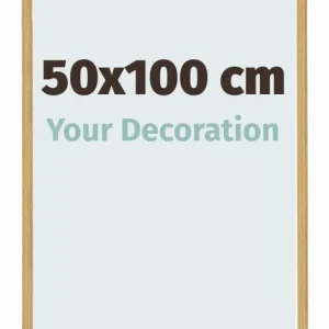 Bilderrahmen 50x100 cm - Buche Hell - Kunststoff - Annecy