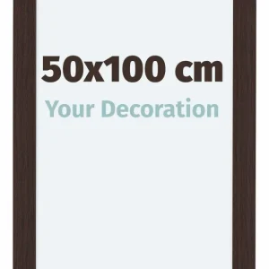 Bilderrahmen 50x100 cm - Eiche Dunkel - MDF - Como