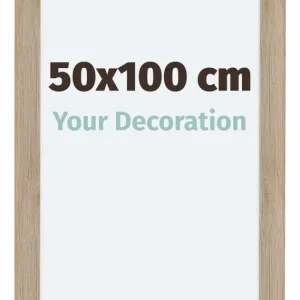 Bilderrahmen 50x100 cm - Eiche Hell - MDF - Como