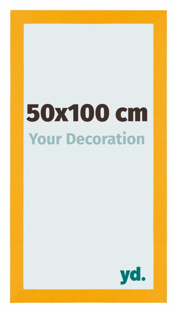 Bilderrahmen 50x100 cm - Gelb - MDF - Mura