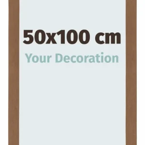 Bilderrahmen 50x100 cm - Kupfer Dekor - MDF - Mura