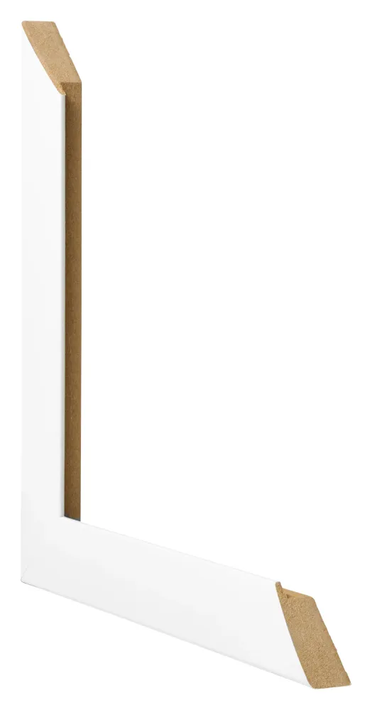 Bilderrahmen 50x100 cm - Weiß Matt - MDF - Pisa