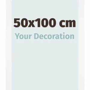 Bilderrahmen 50x100 cm - Weiss - MDF - Catania