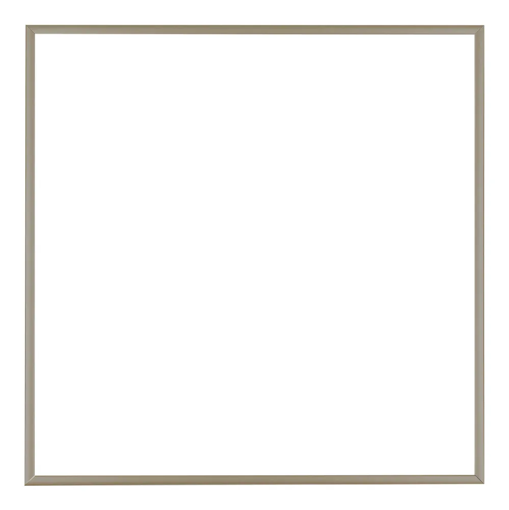 Bilderrahmen 50x50 cm - Champagner - Aluminium - Kent