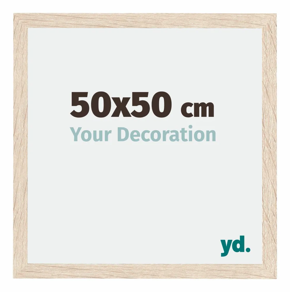 Bilderrahmen 50x50 cm - Eiche - MDF - Catania
