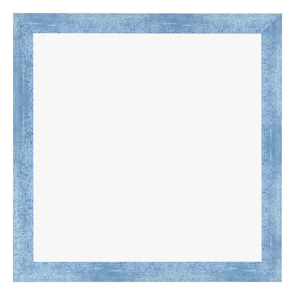 Bilderrahmen 50x50 cm - Hellblau Gewischt - MDF - Pisa